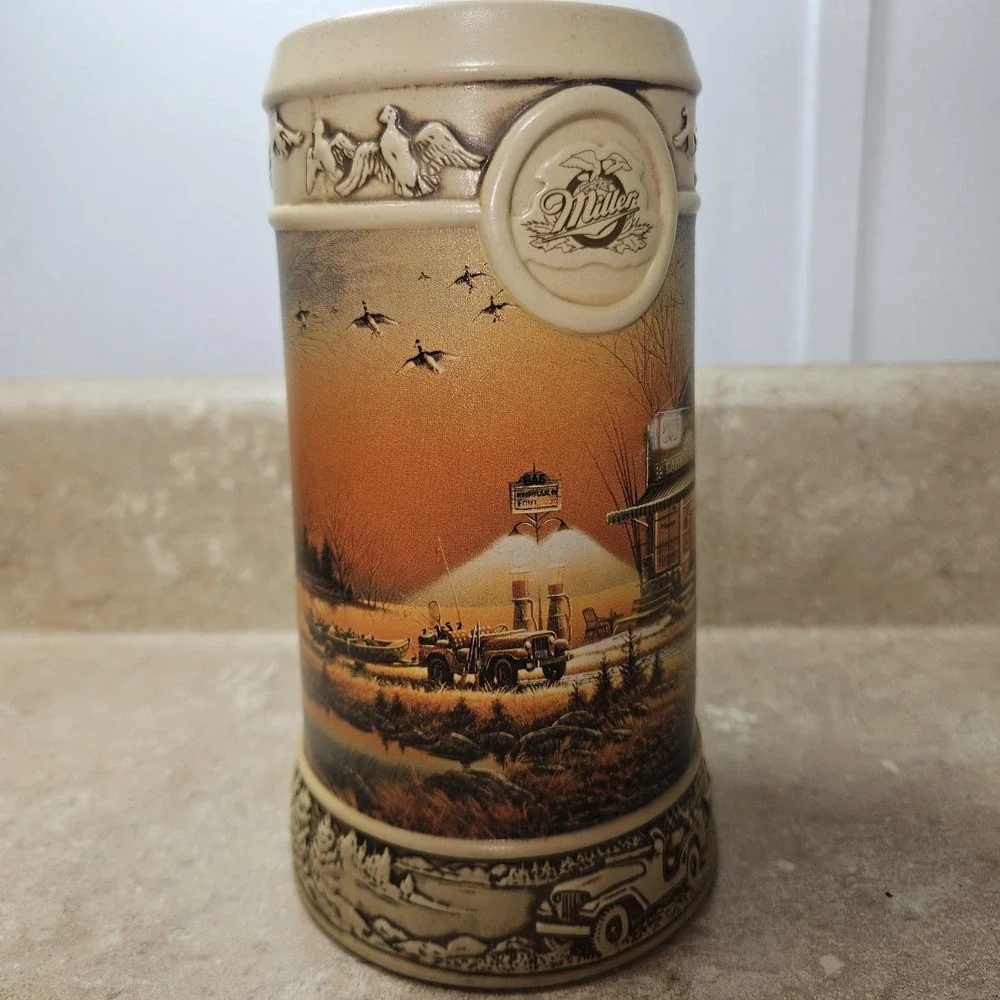Vintage 1997 Miller Ducks Unlimited Stein Terry Redlin Welcome to Paradise Mug